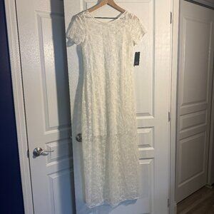 NWT - Wild Fable - Ivory Lace Dress - Fully Lined - Size Medium